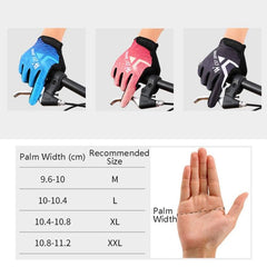 WEST BIKING YP0211216 Guantes de ciclismo con pantalla táctil y dedos completos con absorción de impactos y diseño antideslizante