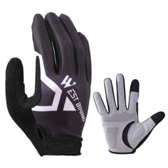 WEST BIKING YP0211216 Guantes de ciclismo con pantalla táctil y dedos completos con absorción de impactos y diseño antideslizante