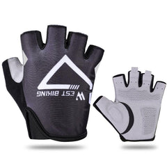 WEST BIKING Summer Half Finger Cycling Gloves - Breathable & Reflective Outdoor Riding Gloves