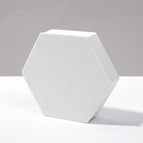 Large White Hexagon