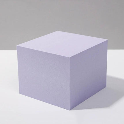 Geometric White Cube Photo Props Set for Photography Sessions - polymer foam cube prop for jewelry and product photography