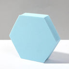 Large Light Blue Hexagon