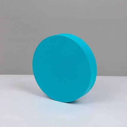 Geometric Photo Props Set in Various Sizes and Colors — turquoise polymer foam cylinder prop for product photography