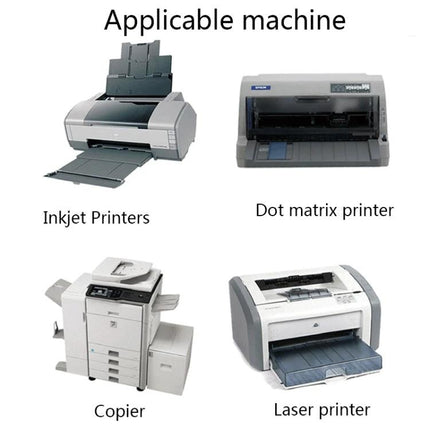 A4 Self-Adhesive Kraft Paper Stickers for Laser Inkjet Printing shown compatible with inkjet, laser, copier and dot matrix printers