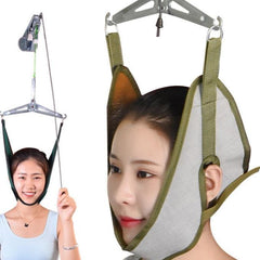 Cervical Spine Traction Device - Door-Hanging Home Stretcher for Neck Relief