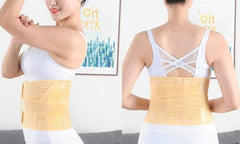 Breathable Lumbar Support Waist Belt with Steel Plate - XXL Size