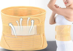 Breathable Lumbar Support Waist Belt with Steel Plate - XXL Size