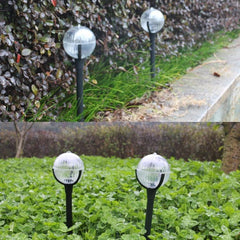 Solar-Powered Garden Lamp Set - 2PCS Outdoor Light Control Fixtures