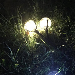 Solar-Powered Garden Lamp Set - 2PCS Outdoor Light Control Fixtures