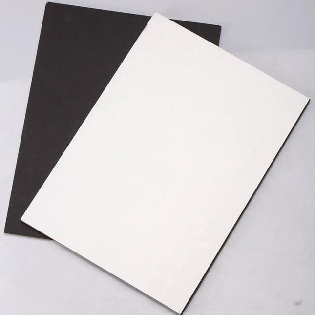 A3 Reflective Light Diffuser Board for Photography Lighting - white and black double-sided reflector used to soften shadows and control studio light