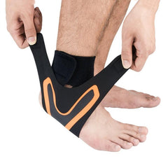 Protège-chevillère anti-entorse à compression sportive, équipement de protection pour l'escalade, le basket-ball, le football, spécification : S, pied gauche (noir vert)