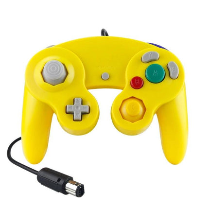A Wired Controller for Casual Nintendo Wii Gaming at Home — yellow wired gamepad for family Mario Kart and Wii Sports