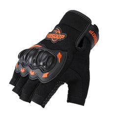 Guantes de ciclismo de medio dedo transpirables de licra para aventuras al aire libre en verano: diseño antideslizante