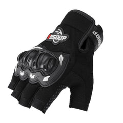 Guantes de ciclismo de medio dedo transpirables de licra para aventuras al aire libre en verano: diseño antideslizante