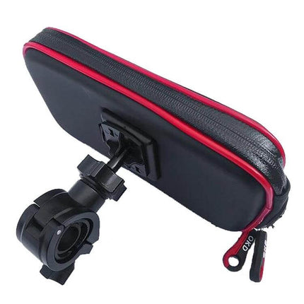 OKD Waterproof Bicycle Phone Mount Bag For On The Go Rides M L XL - compact waterproof bike phone mount with aluminum frame and zipper pouch