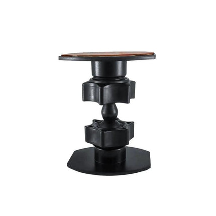 Compact Universal Mount for Phones and Cameras shown in black adjustable ball joint mount for hands-free driving and stable video