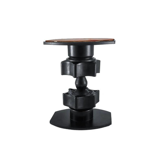 Compact Universal Mount for Phones and Cameras shown in black adjustable ball joint mount for hands-free driving and stable video