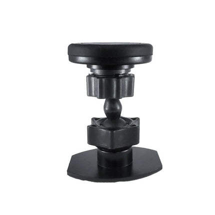 Compact Universal Mount for Phones and Cameras — black lightweight plastic mount for phones and cameras, secure nonpermanent hold for driving or outdoor video