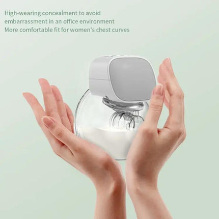 Wearable Automatic Breastfeeding Pump for Hands-Free Use, Gray | Syndmart