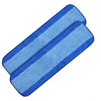 Fiber Mop Cleaning Pads for Bona Series Floor Use - blue microfiber replacement pads for hardwood and tile, reusable, durable, chemical-free cleaning