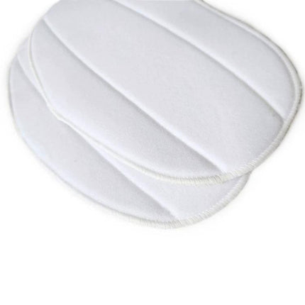 Leifheit CleanTenso Steam Mop Replacement Cleaning Cloths white reusable microfiber pads for tiles wood and carpet, high-absorbency durable fibers