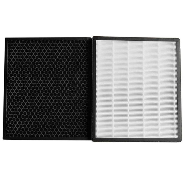 LEVOIT HEPA Filter Kit for Air Purification, Compatible with LV-PUR131 Series replacement HEPA and carbon filters shown open
