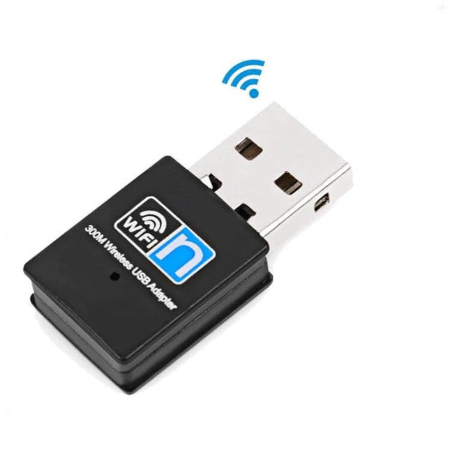 Mini USB Wireless Adapter for Easy Laptop Connectivity - compact 300Mbps USB WiFi dongle for laptop and desktop, ideal for travel and remote work