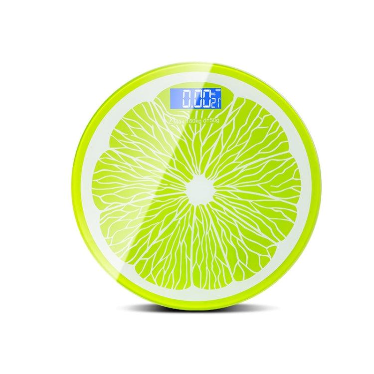 Smart USB Rechargeable Body Fat and Weight Scale Charging Version(Lemon)