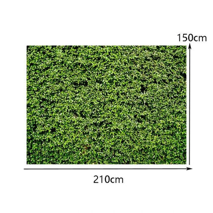 210x150 cm Leaf Wall Photography Background for Parties - green leaf pattern vinyl backdrop for party photo shoots, durable 210x150 cm cloth
