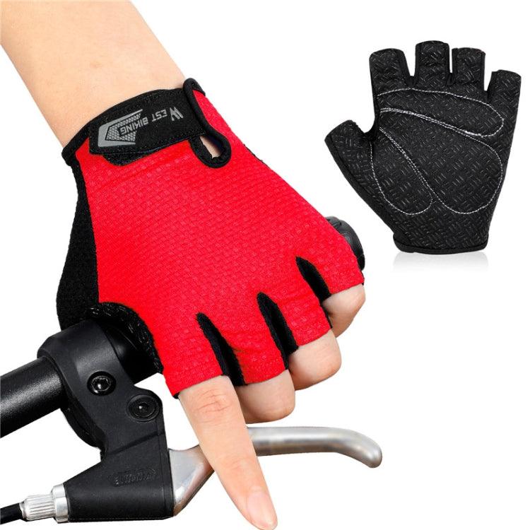 WEST BIKING YP0211218 Breathable Cycling Half Finger Gloves with Non-Slip Silicone Palm