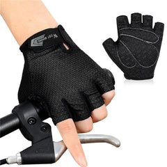 WEST BIKING YP0211218 Guantes de ciclismo transpirables de medio dedo con palma de silicona antideslizante