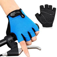 WEST BIKING YP0211218 Guantes de ciclismo transpirables de medio dedo con palma de silicona antideslizante