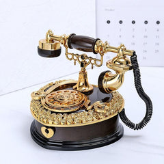 Vintage Dial Telephone Musical Keepsake - Elegant Home Decor & Gift