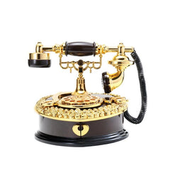 Vintage Dial Telephone Musical Keepsake - Elegant Home Decor & Gift