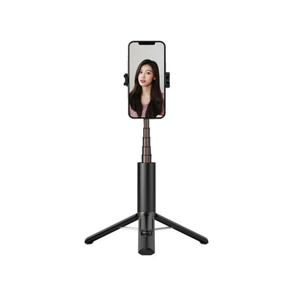 Compact Tripod for Everyday Selfies and Travel Moments showing phone mounted for steady hands-free selfies and travel shots