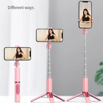 Compact Tripod for Everyday Selfies and Travel Moments - pink extendable selfie stick tripod with remote for steady phone photos