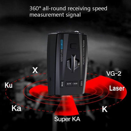 RAD1000 Portable Car Laser Radar Speed Detector for Vehicles mounted in car detecting Ka, K, X, Ku and laser bands