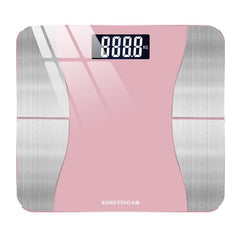 Smart Body Composition Scale with App Integration and LCD Display Cherry Pink Charging Version(290x260mm)