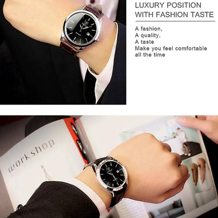 Yazole 308 Luminous Quartz Men's Watch 3ATM Stainless | Syndmart