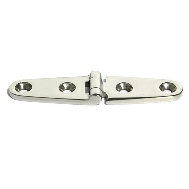 Four-Hole Stainless Steel Hinge 103x27mm for Cabinet Doors - 316 stainless corrosion-resistant hinge for kitchen and bathroom cabinets