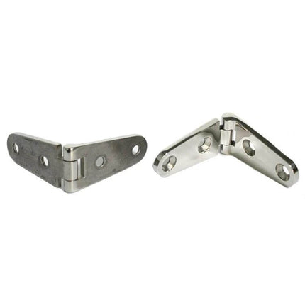 Four-Hole Stainless Steel Hinge 103x27mm for Cabinet Doors, 316 stainless steel corrosion-resistant hinge for cabinets