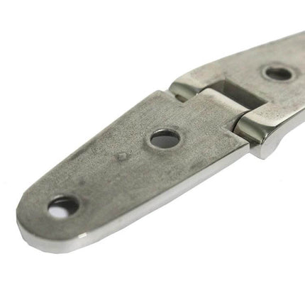 Four-Hole Stainless Steel Hinge 103x27mm for Cabinet Doors - 316 stainless corrosion-resistant hinge for kitchen and bathroom cabinets