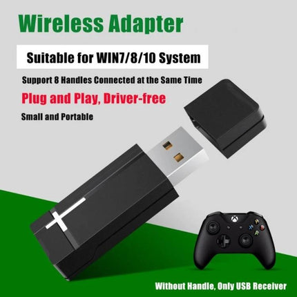 Essential Receiver for Everyday Home Gaming Sessions - USB wireless adapter for Xbox One controllers on Windows 7/8/10, plug-and-play, small portable receiver