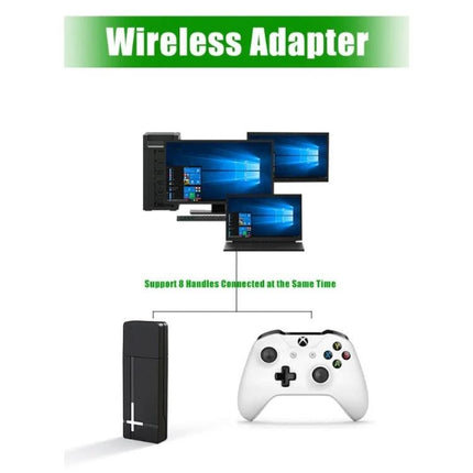 Essential Receiver for Everyday Home Gaming Sessions USB receiver connecting Xbox One controller to Windows PCs for wireless family game nights