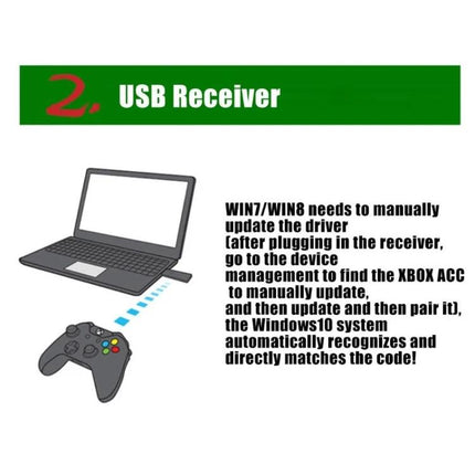 Essential Receiver for Everyday Home Gaming Sessions USB Bluetooth receiver connecting Xbox One controller to Windows laptop for wireless home gaming