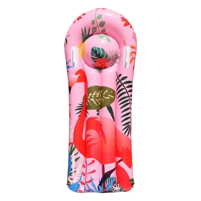 Kids Inflatable Surfboard 117x54cm PVC Cartoon Animal