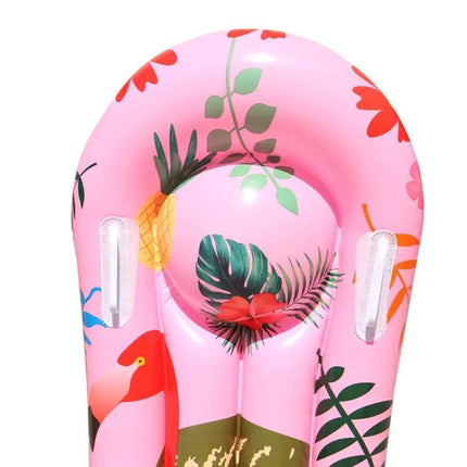 Kids Inflatable Surfboard 117x54cm PVC Cartoon Animal | Syndmart