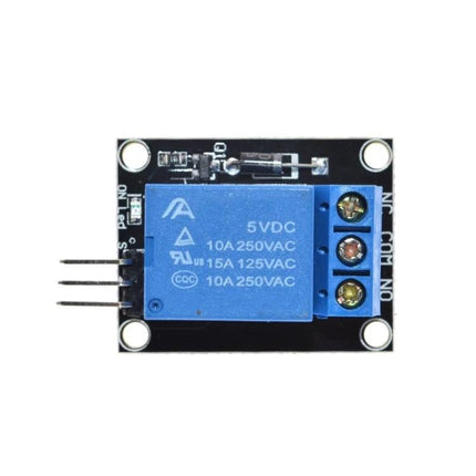 5V Relay Module for Arduino Projects and Home Device Control - single-channel blue relay board for switching lights and motors