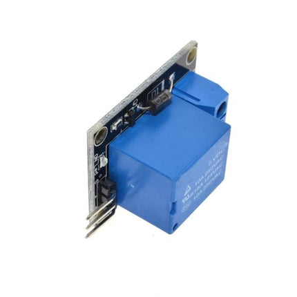 5V Relay Module for Arduino Projects and Home Device Control - blue single-channel relay board for switching lights and motors in DIY smart home projects