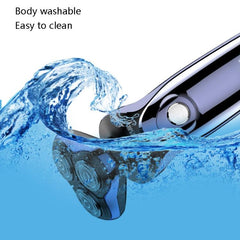 Multi-Function Electric Shaving Razor for Men with Digital LCD and USB Charging